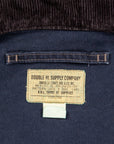 RRL Bower Deck Jacket Cotton Jungle Cloth Dark Navy