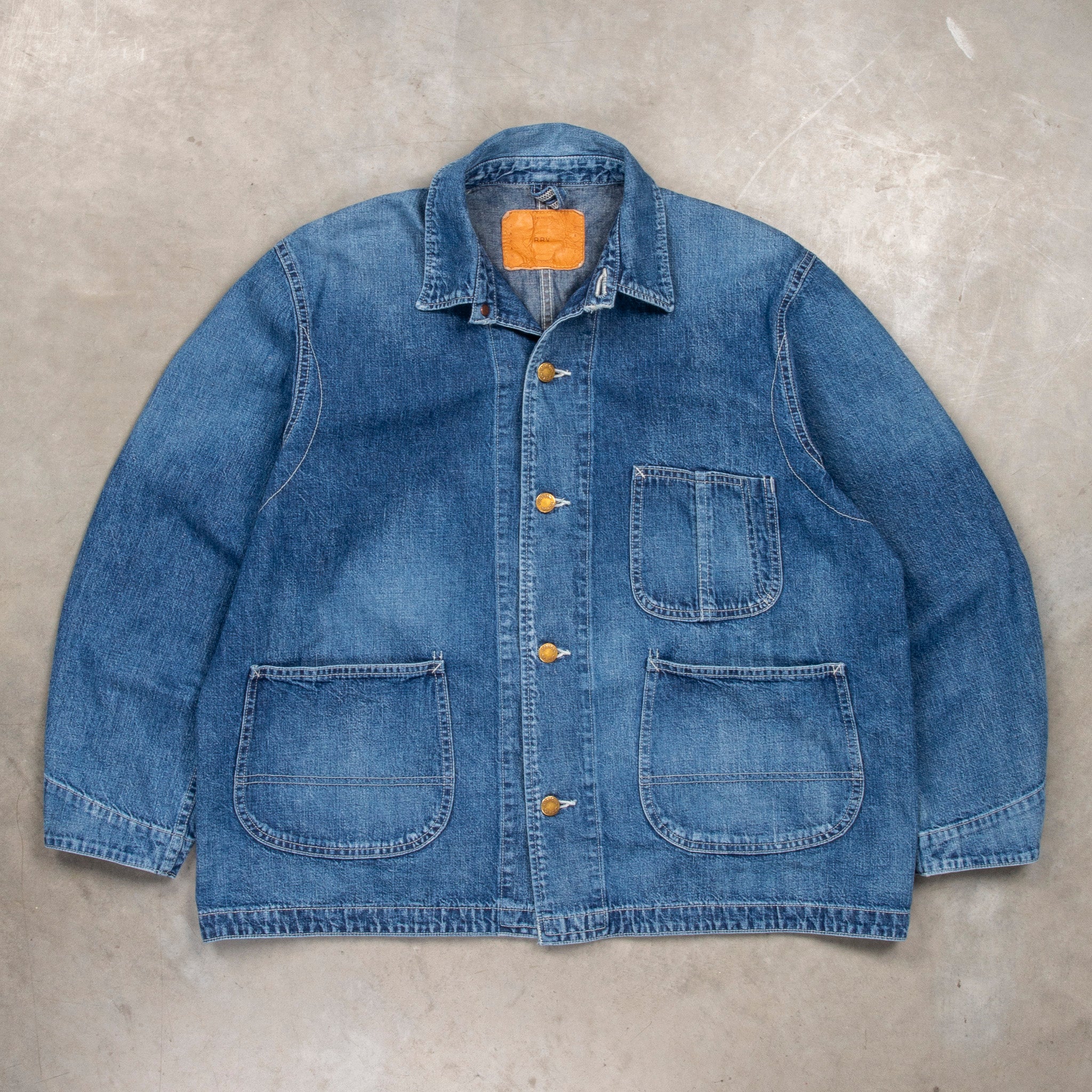 Remi Relief 9.5Oz Denim Coverall Used Blue – Frans Boone Store