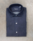 Finamore Milano Collo Luigi Extra Fine Denim Rinse