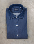 Finamore Napoli Collo Luigi Extra Fine Denim Rinse