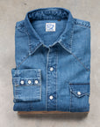 OrSlow Denim Western Shirt Used Wash
