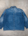 Remi Relief Chore Jacket 9.5 Oz Denim Used Wash