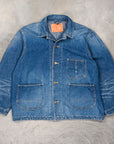 Remi Relief Chore Jacket 9.5 Oz Denim Used Wash