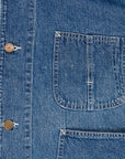 Remi Relief Chore Jacket 9.5 Oz Denim Used Wash