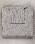 Drumohr Cashmere Dolcevita Turtleneck Grigio Medio