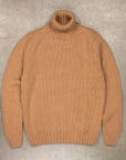 Drumohr Cashmere Tre Fili Dolcevita Camello