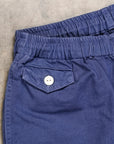 The Real McCoy's Cotton Drill Shorts Navy