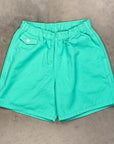 The Real McCoy's Cotton Drill Shorts Teal
