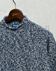 Drumohr Lana Collo Giralto Malfile Ritorto Navy