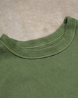 Fullcount 5222 Flat Seam Heavyweight T-shirt Dyed Evergreen