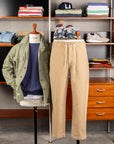 Orslow X Frans Boone Easy Pants Sateen Khaki Stone