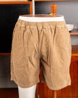 Remi Relief Corduroy Easy Shorts Beige