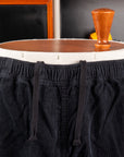 Remi Relief Corduroy Easy Shorts Black