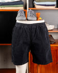 Remi Relief Corduroy Easy Shorts Black