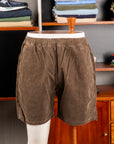 Remi Relief Corduroy Easy Shorts Brown