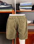 Remi Relief Corduroy Easy Shorts Khaki
