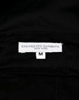 Engineered Garments Black Cotton High Count Twill Andover Pants