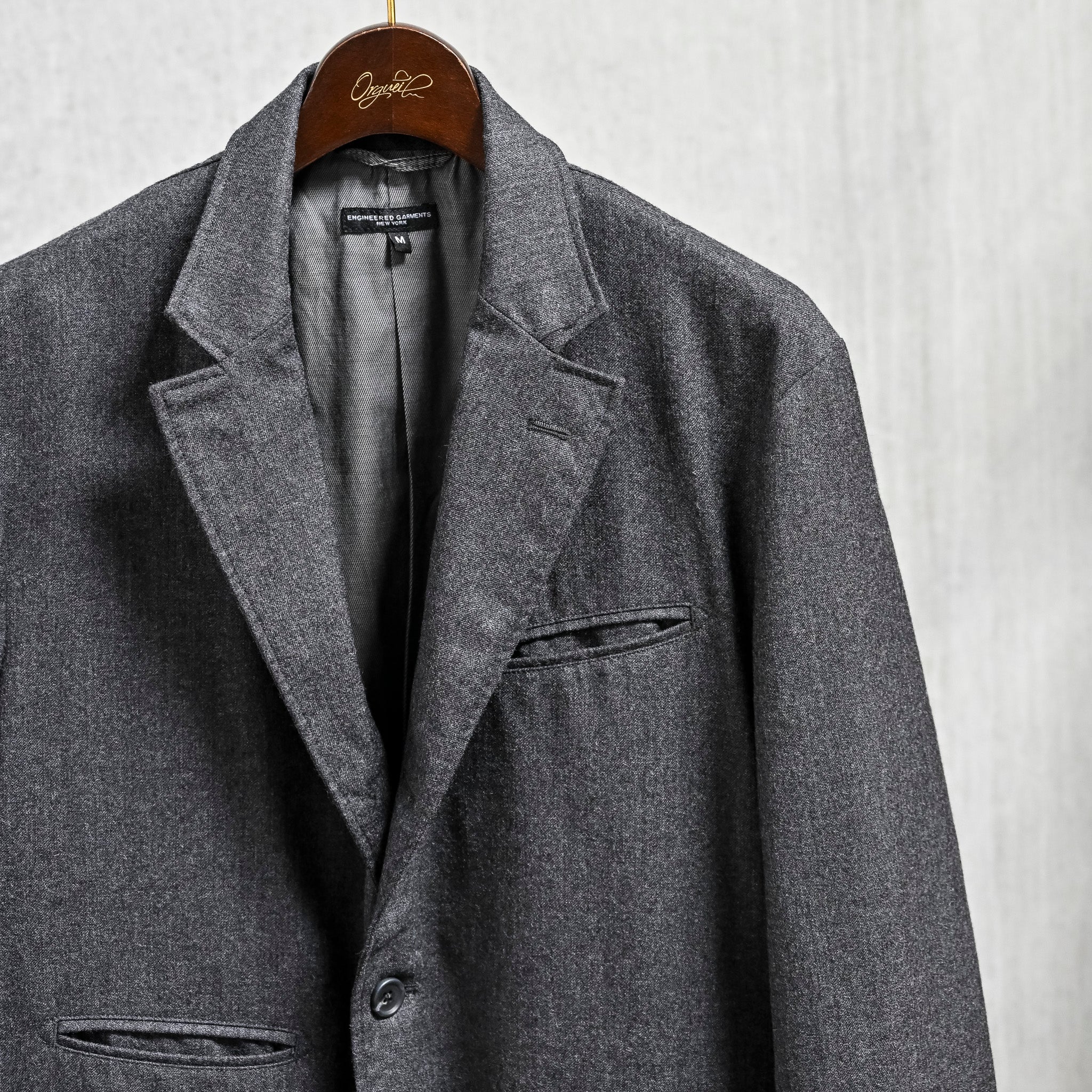 Engineered Garments Andover Jacket High Count Worsted Wool Dk