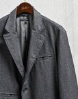 Engineered Garments Andover Jacket High Count Worsted Wool Dk. Grey