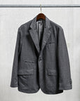 Engineered Garments Andover Jacket High Count Worsted Wool Dk. Grey