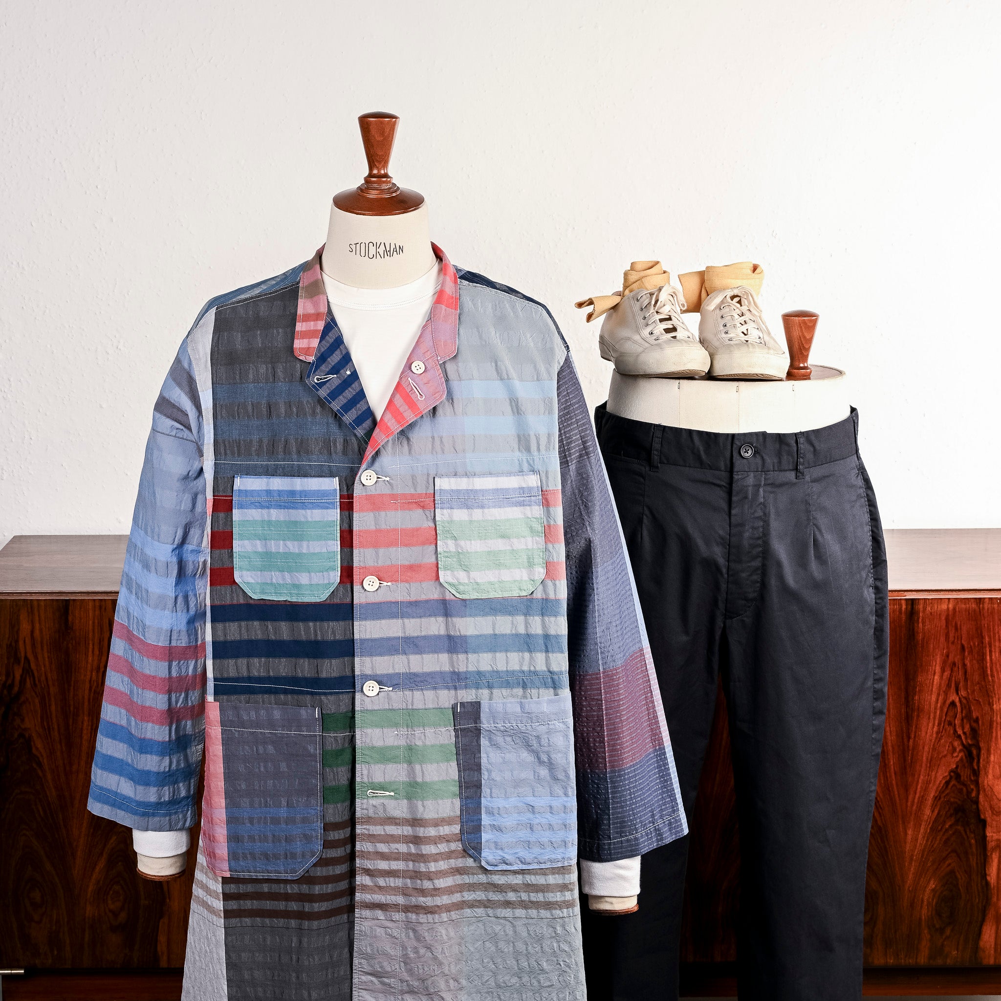 Engineered Garments Dayton Long Shirt Multi Color CP Big Plaid