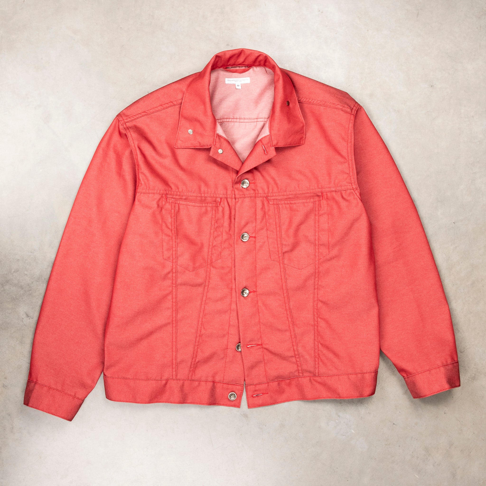 Engineered Garments Type 5 Jean Jacket Red CP Denim – Frans Boone