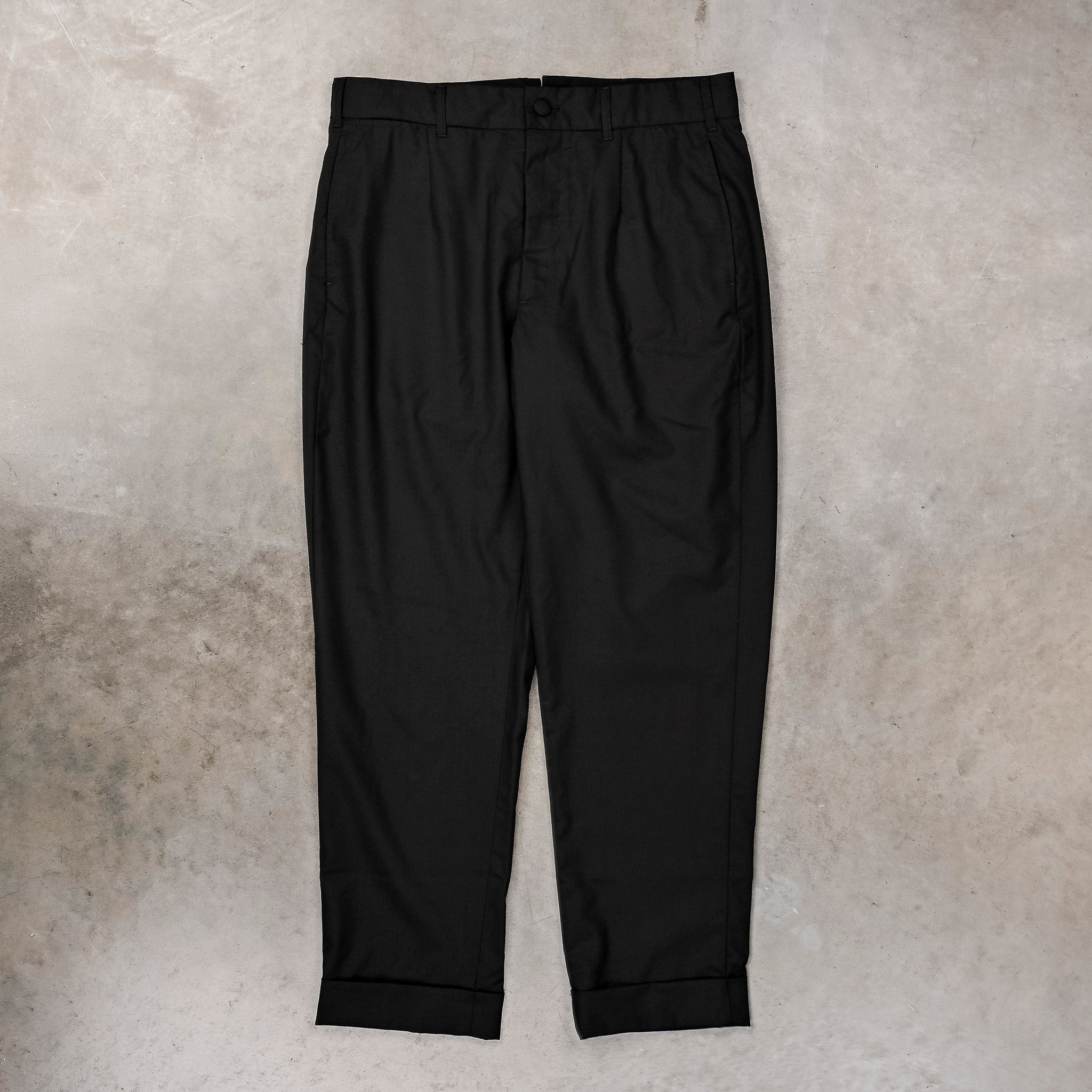 美品 Engineered Garments Andover Pant Engineered Garments Black Tropical Wool Andover Pants – Frans