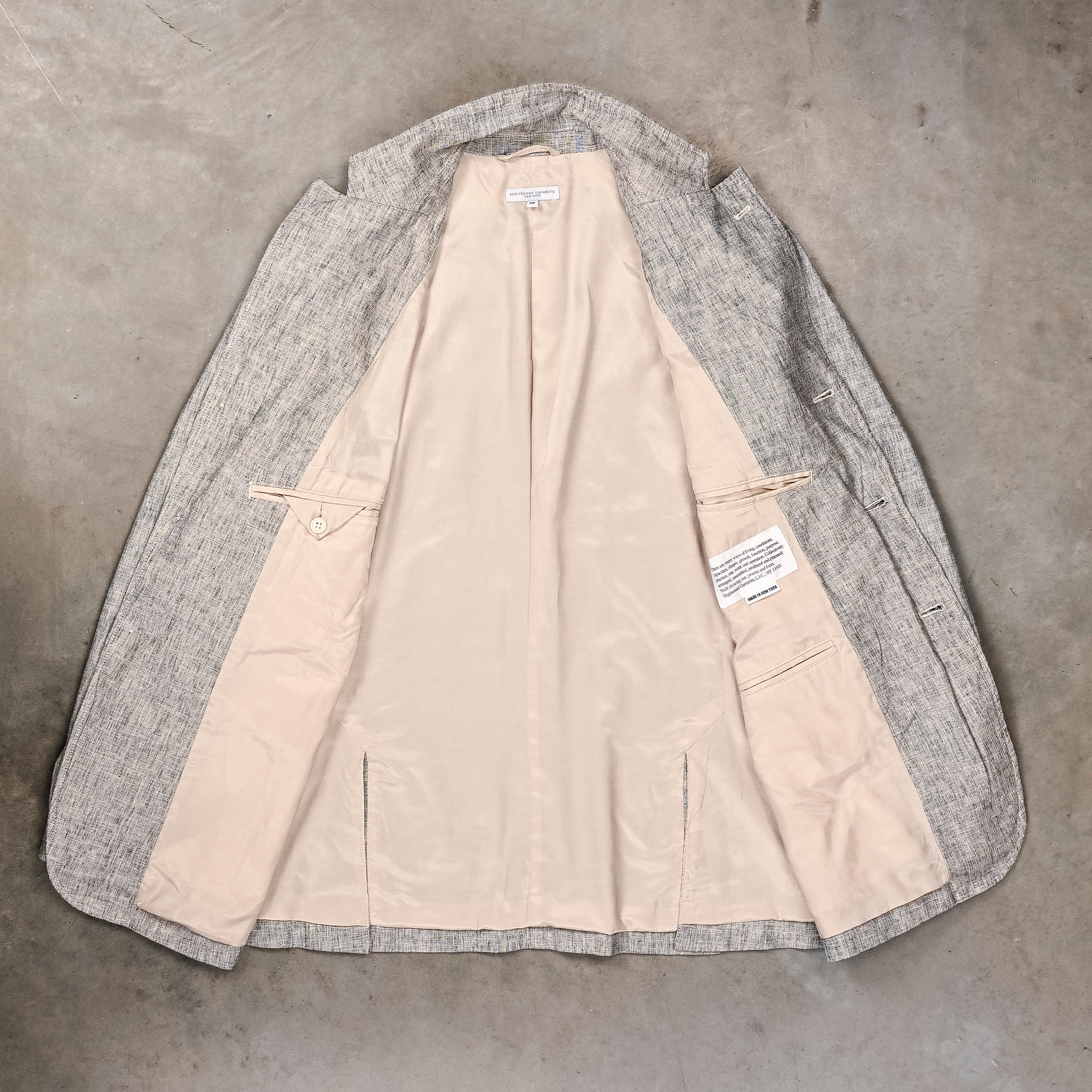 Engineered Garments Andover Jacket Heather Grey Cloth Melange