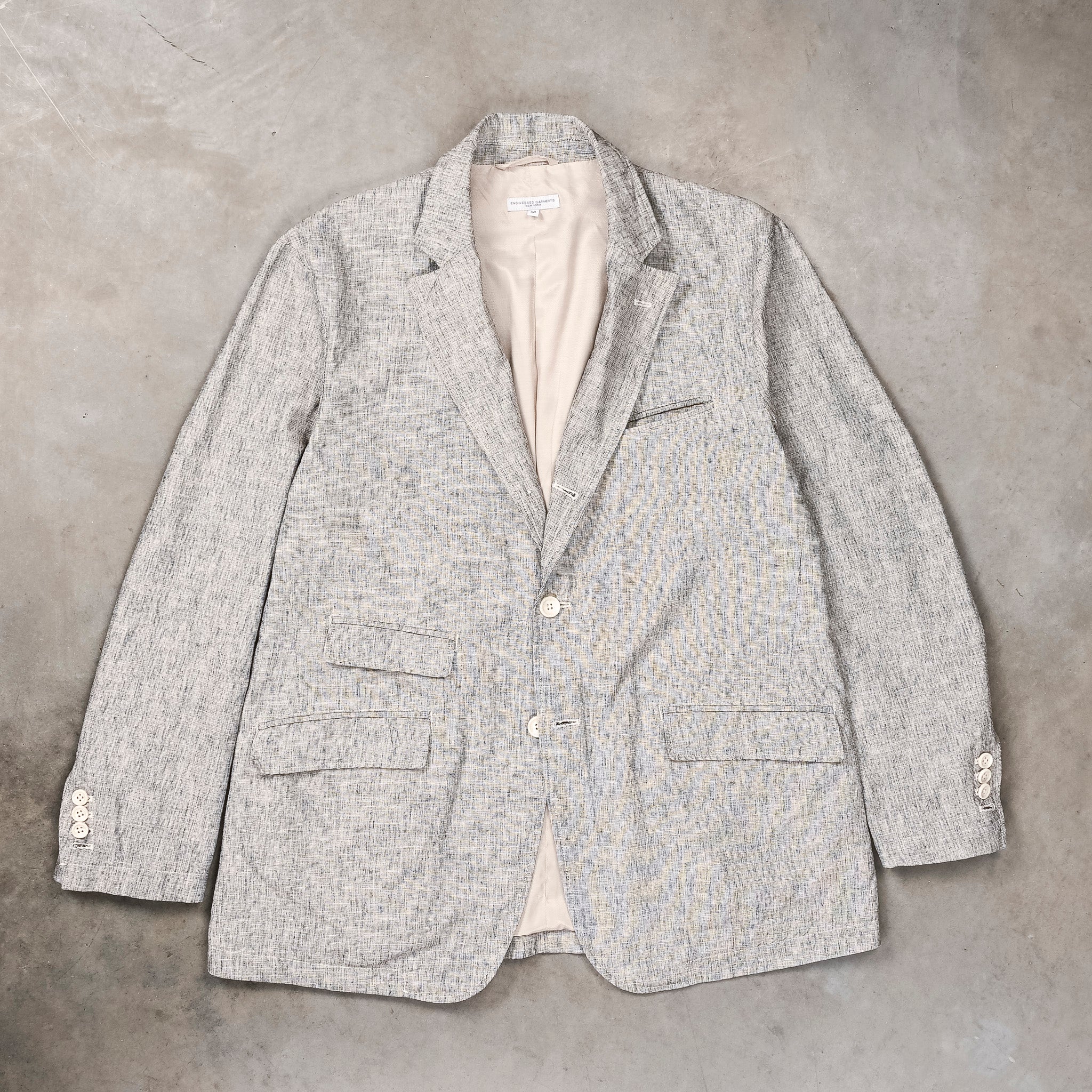 Engineered Garments Andover Jacket Heather Grey Cloth Melange
