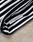 Engineered Garments Navy White PC Stripe Jersey Beanie
