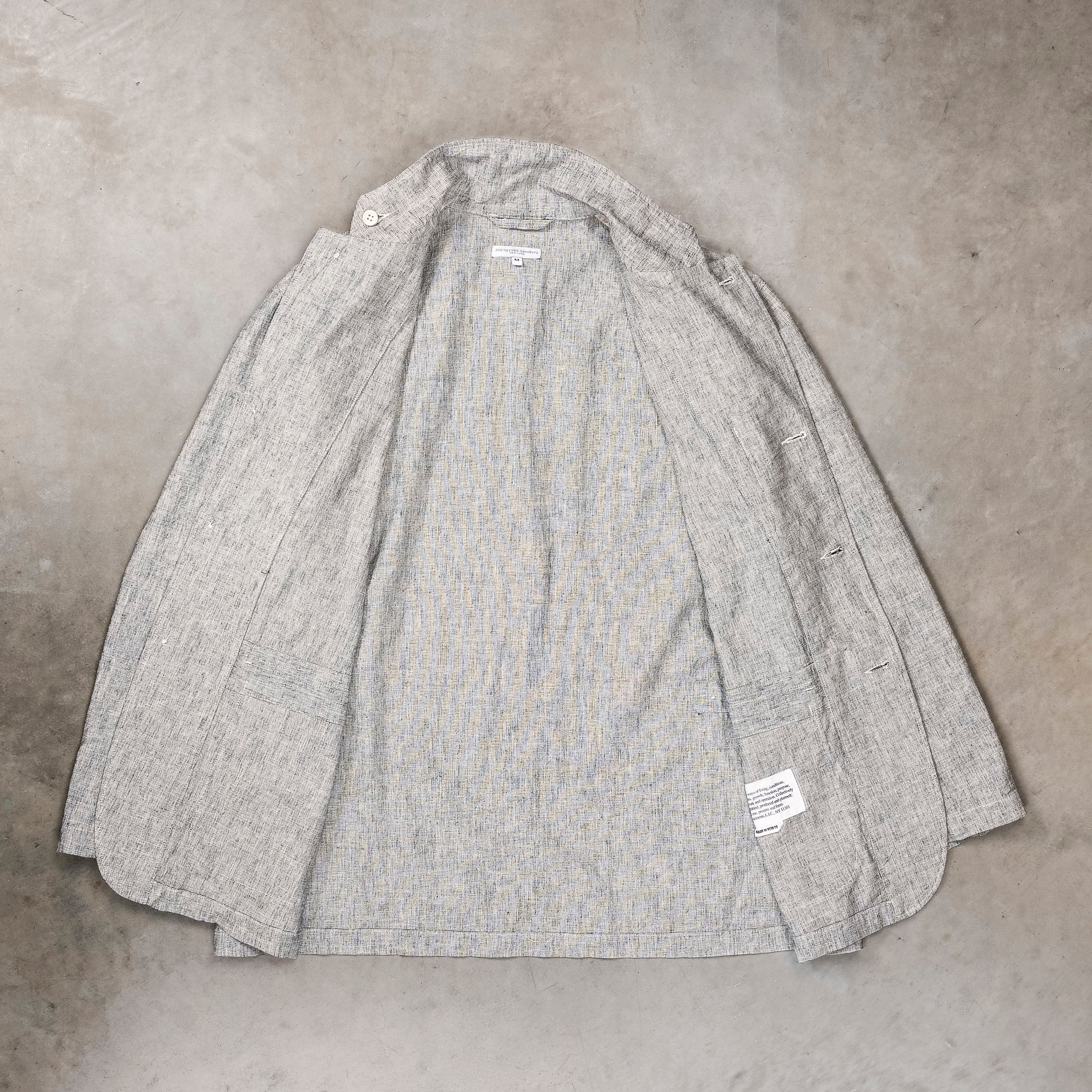 Engineered Garments Loiter Jacket Heather Grey Melange – Frans