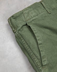 Orslow x Frans Boone French Work Pants Herringbone Green Used