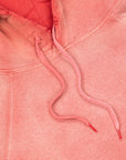 The Real McCoy's 9 Oz. Loopwheel Raglan Hooded Sweatshirt / Faded Cherry