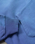 The Real McCoy's 9 Oz. Loopwheel Raglan Hooded Sweatshirt / Faded MQ Navy