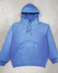 The Real McCoy's 9 Oz. Loopwheel Raglan Hooded Sweatshirt / Faded MQ Navy