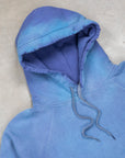 The Real McCoy's 9 Oz. Loopwheel Raglan Hooded Sweatshirt / Faded MQ Navy