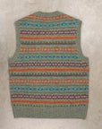 RRL Fair Isle Jacquard V-Neck Vest