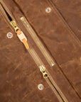 Manifattura Ceccarelli x Frans Boone Rain Caban Dark Tan