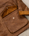 Manifattura Ceccarelli x Frans Boone Rain Caban Dark Tan