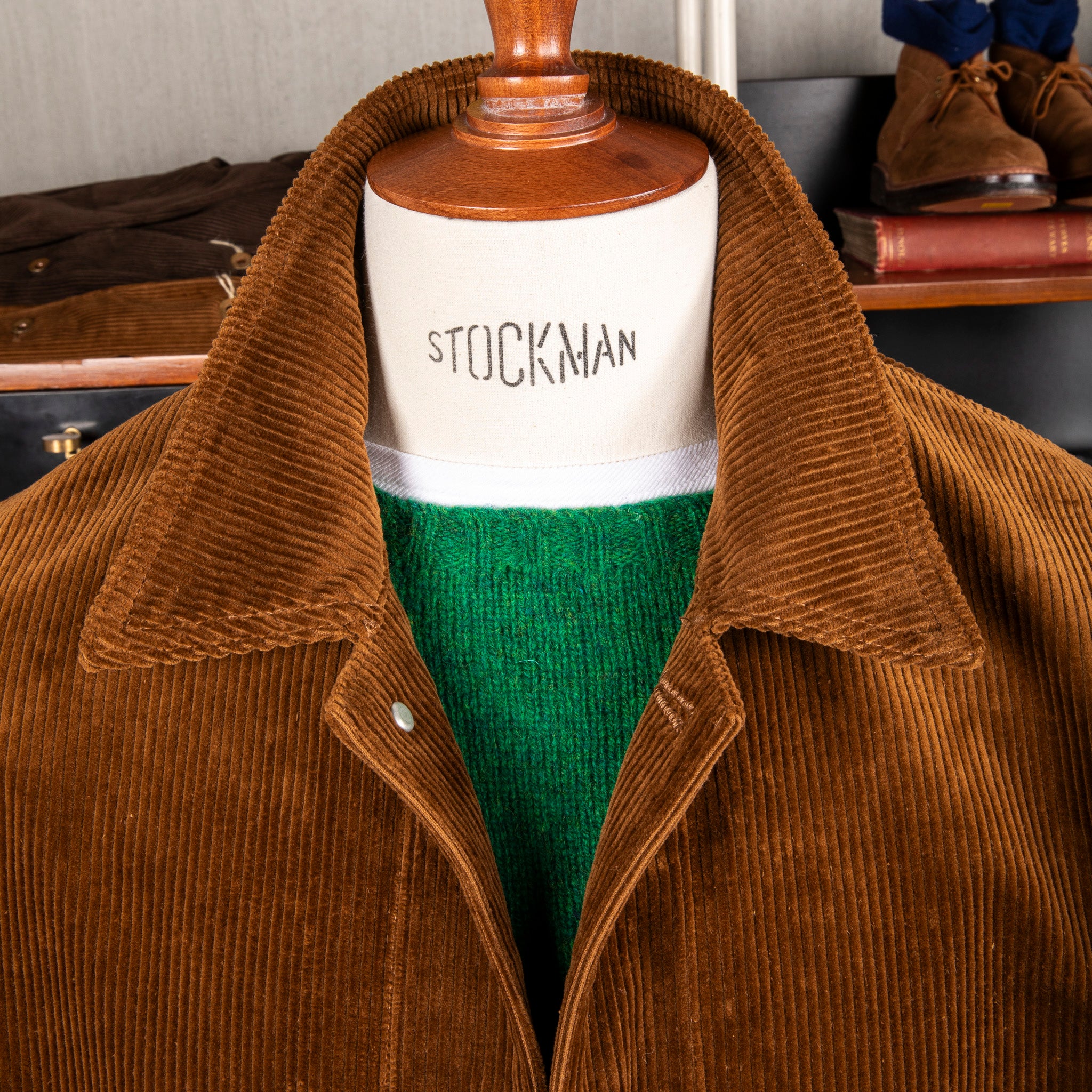 Fullcount x Frans Boone 2015 Chore Jacket 8-Wale Corduroy Camel