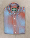 Gitman Vintage x Frans Boone 100/2 Organic Poplin Check - Sax