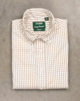 Gitman Vintage x Frans Boone 80/2 Smooth Poplin Check - Sahara