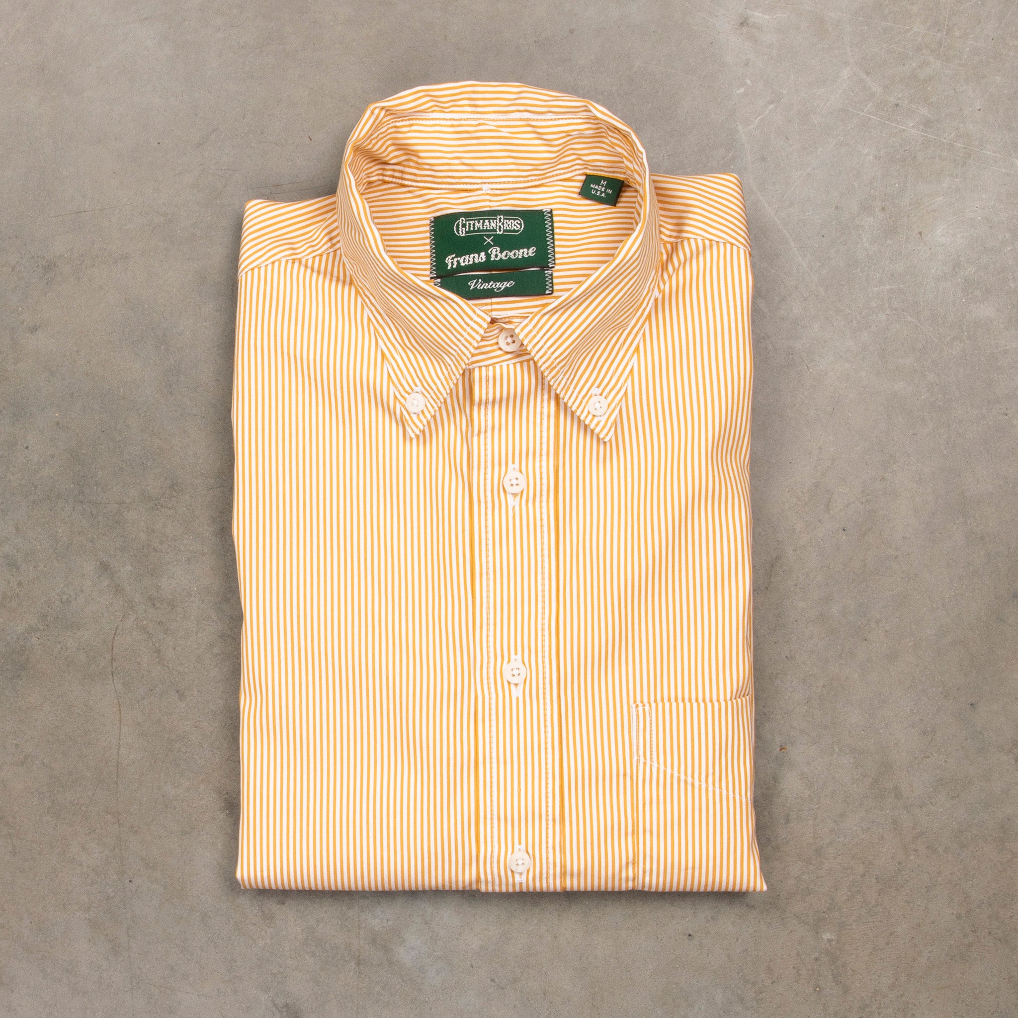 Gitman Vintage x Frans Boone 120/2 High Count Poplin Stripe - Bahama G Frans Boone Store Gitman Vintage x Frans Boone 120/2 High Count Poplin Stripe - Bahama G Frans Boone Store