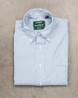 Gitman Vintage x Frans Boone 120/2 High Count Poplin Stripe - Teal