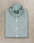 Gitman Vintage x Frans Boone Royal Flannel Plaid - Aqua Green
