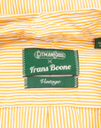 Gitman Vintage x Frans Boone 120/2 High Count Poplin Stripe - Bahama Gold