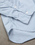 Gitman Vintage x Frans Boone 120/2 High Count Poplin Stripe - Teal