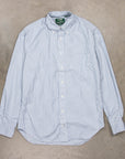 Gitman Vintage x Frans Boone 120/2 High Count Poplin Stripe - Teal