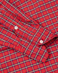 Gitman Vintage x Frans Boone 100/2 Organic Poplin Check - Claret