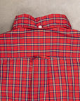 Gitman Vintage x Frans Boone 100/2 Organic Poplin Check - Claret